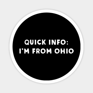 Ohio Cool & Funny Magnet